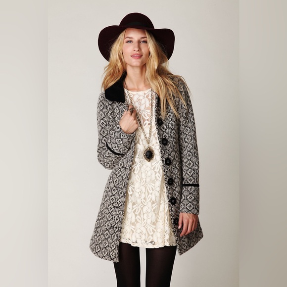 Free People Retro Tapestry Coat - Picture 3 of 9